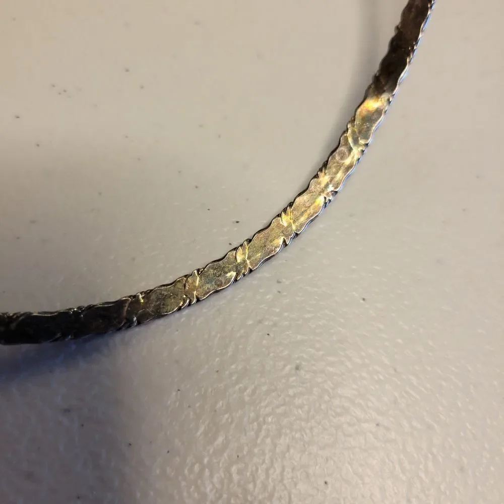 Best Vintage Silver-toned Choker Necklace